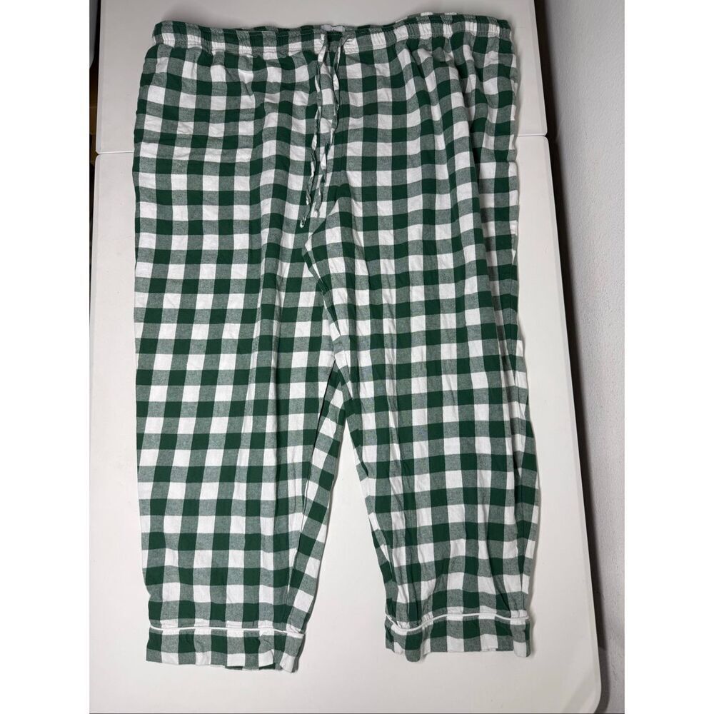 Disney Mickey Mouse & Donald Duck Plaid Christmas Flannel Pajama Pants Size 3X